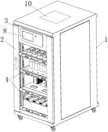 一种无人机锂电池集中充电安全管理柜的制作方法