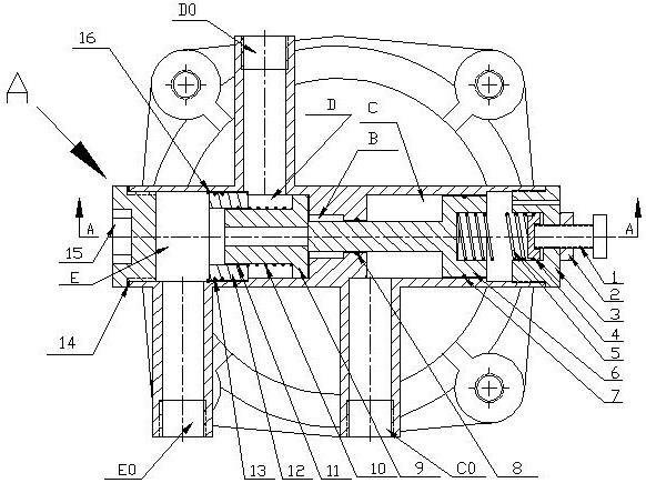 手刹气压可调式手刹脚刹一体阀的制作方法