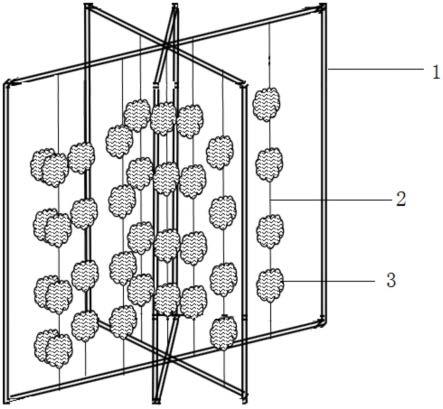 一种兼具生物苗种附着采集器的可拆装鱼礁单体装置的制作方法