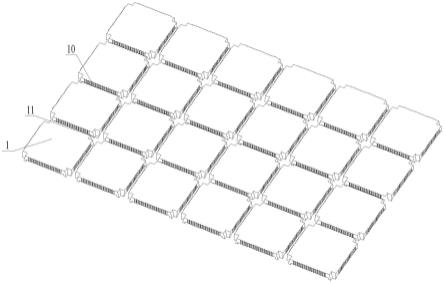 一种点状支撑斗形连接的UHPC肋格式桥面板的制作方法