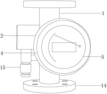 一种具有防护结构的金属管浮子流量计的制作方法