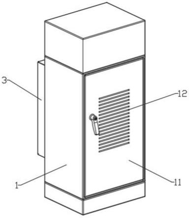 一种带降温装置的电力补偿控制柜的制作方法