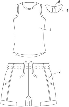 一种带有定位追踪器收纳功能的运动服的制作方法