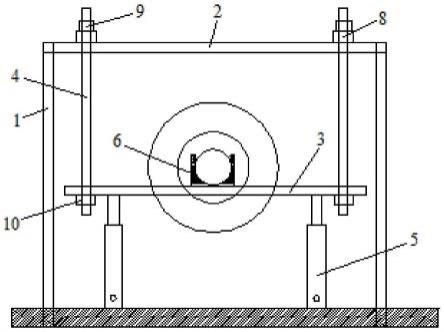 一种金属瓦压卷在线倾斜调整装置和调整方法与流程