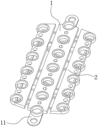 一种汽车错位锂离子电池组镍片支架结构的制作方法