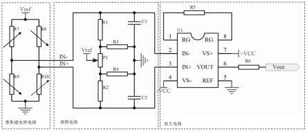 一种全桥电阻应变片调理电路的制作方法