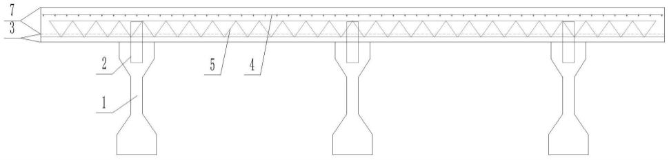 一种先张法预应力UHPC-叠合桥面板组合梁的制作方法