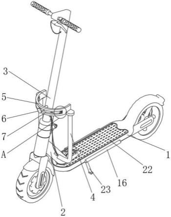 一种具有踏板调节功能的儿童电动滑板车的制作方法