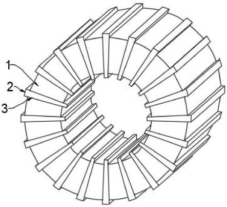 一种排列的环形电感线圈的制作方法