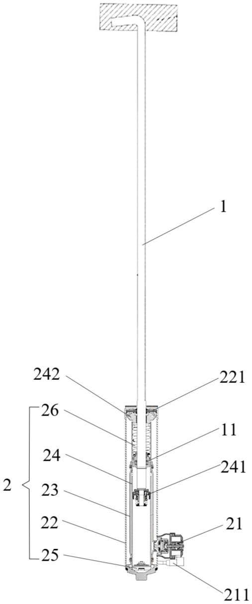 一种减震吊杆及洗衣机的制作方法