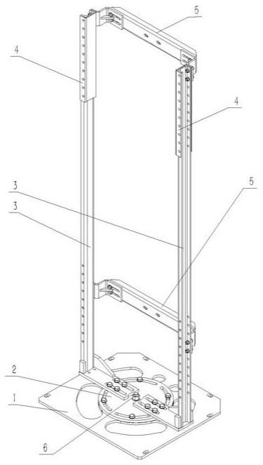 一种应用于移动通信700M天线安装的龙门架的制作方法