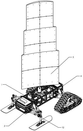 一种风帆助航雪地漫游机器人及方法