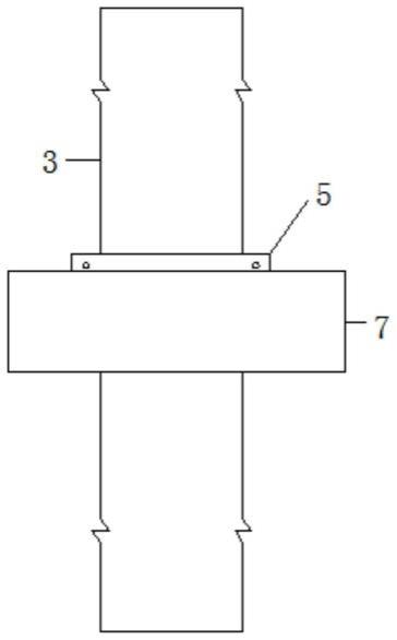 一种砼泵送管附着在桥梁高墩上的连接件的制作方法