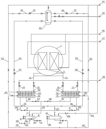 真空冻干设备满液式制冷系统中的捕水排液融冰子系统的制作方法