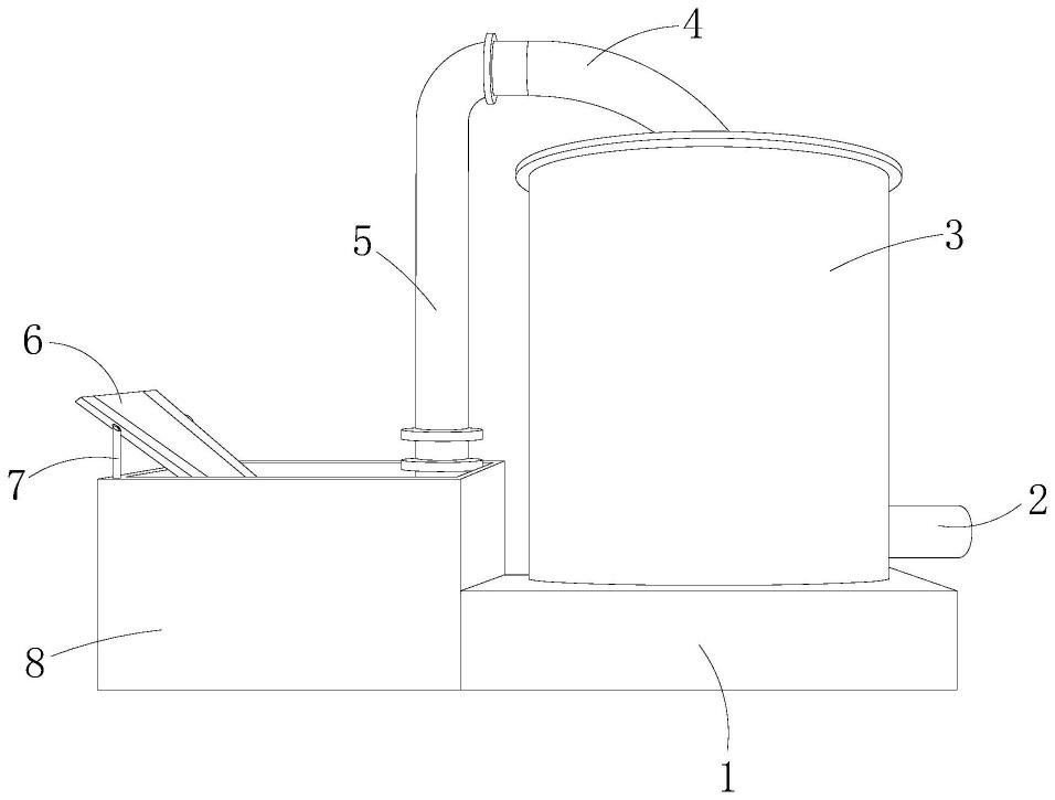 一种建材生产线用清洗料收集装置的制作方法