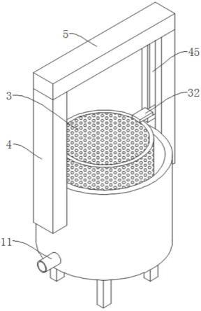 一种春卷生产用原材料甩干机的制作方法