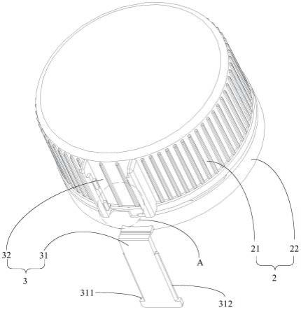 瓶盖不脱离的瓶体结构的制作方法