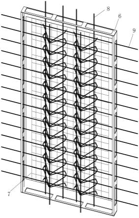 薄膜墙腹及装配式薄膜墙腹组合剪力墙结构的制作方法