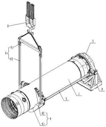 一种商业固体火箭箭体翻转吊装方法与流程