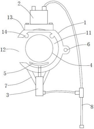 一种风烟系统取样管小型振动疏通装置的制作方法