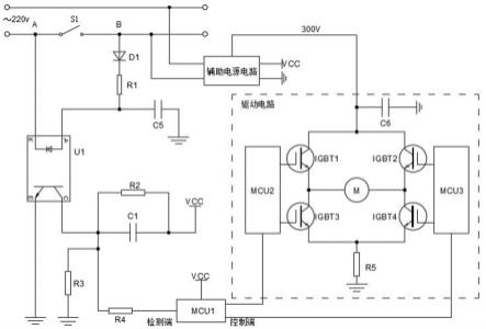 一种硬开关电动工具开机安全保护电路的制作方法