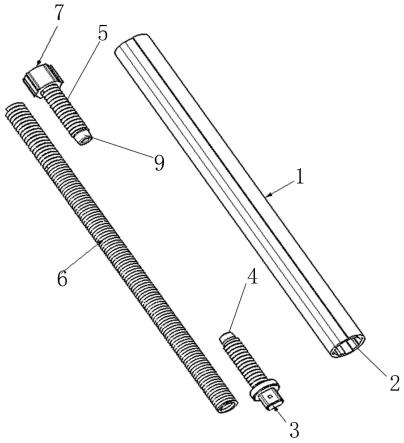 一种防脱落形变弹簧便捷组装的遮阳帘卷轴的制作方法