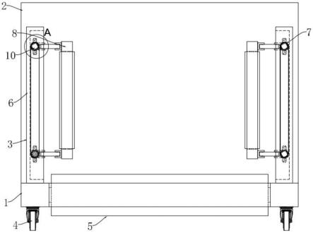 一种建筑工程用板材存放架的制作方法