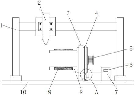 一种微透镜阵列效果用于贵金属表面的处理装置的制作方法
