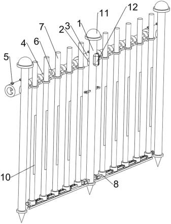 一种方便拆装的建筑施工护栏的制作方法