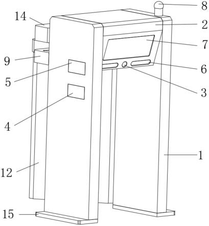 一种通道式红外人体测温器的制作方法