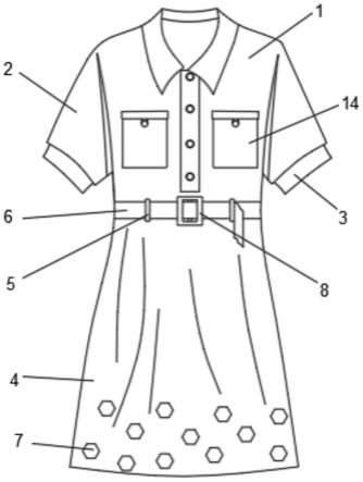 一种舒爽通透的针织裙的制作方法