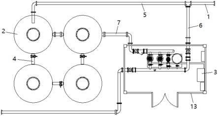 一种建筑施工用节能型消防水供水系统的制作方法