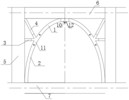 一种用于装配式钢结构的层间拱形支撑的制作方法