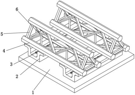 贯通式槽型钢件焊接螺钉固定钢筋桁架楼承板的制作方法