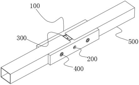 一种建筑用不锈钢材的连接结构的制作方法