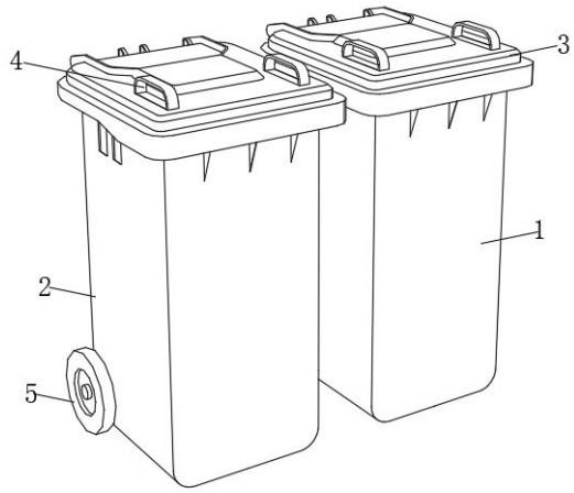一种注塑分类塑料垃圾桶的制作方法