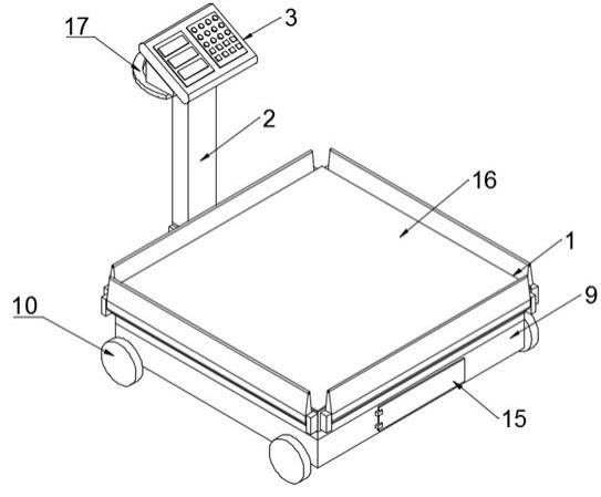 台秤的结构原理图图片