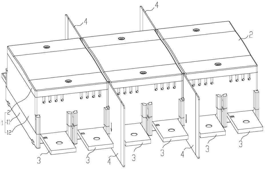 接触器及绝缘隔板的装配结构的制作方法