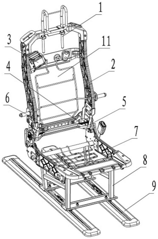 一种可拆卸标准化汽车座椅骨架和汽车座椅的制作方法