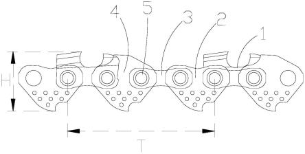 一种轻量型锯链的制作方法
