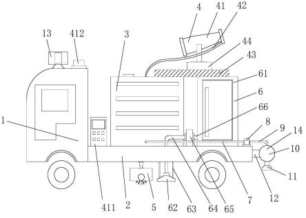 隧道智能化喷淋雾化除尘清扫养护一体式多功能车的制作方法