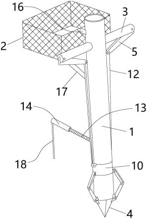 一种可调节株距的烤烟移栽定点工具的制作方法