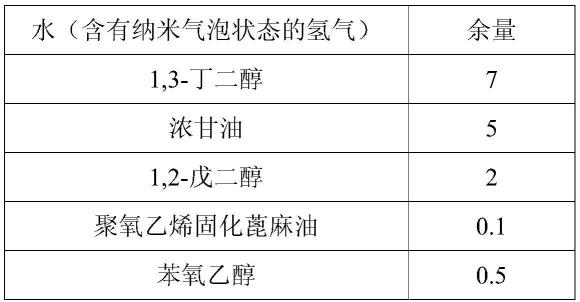 含有纳米气泡的化妆品的制作方法