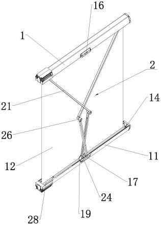 一种抗光型商务幕的制作方法