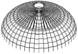 多曲面穹顶的施工方法与流程