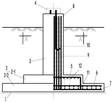 一种输电线路杆塔的大开挖钢纤维混凝土基础的制作方法