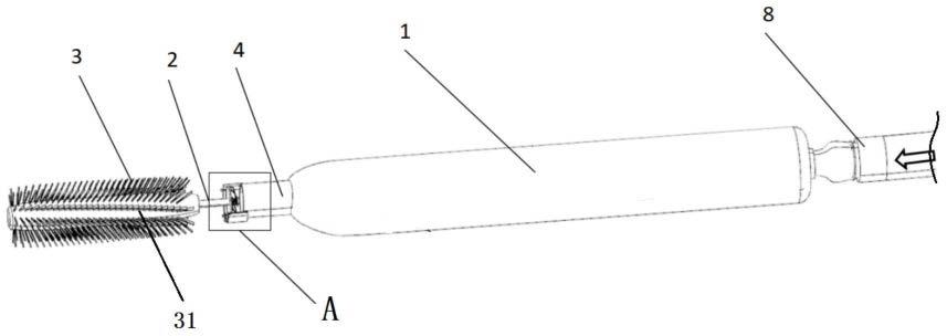 一种3D打印设备的内孔喷洗刷一体装置的制作方法