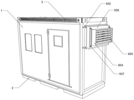 一种箱式变电站用静音房结构的制作方法