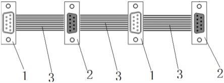 一种轨道车辆总线调试线缆的制作方法
