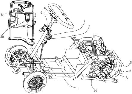 一种电动代步车的刹车制动装置的制作方法